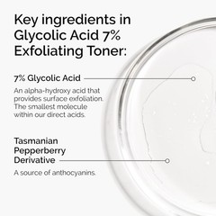 The Ordinary Glycolic Acid 7% Exfoliating Toner, Brightening and Smoothing Daily