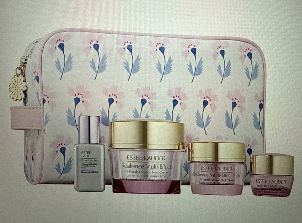 Estée Lauder 5-Piece Resilience Multi-Effect Radiance Skincare Gift Set FRESH