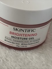 SKINTIFIC Brightening Moisture Gel 30g Lightweight Hydrating Cream Exp 2029