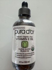 Pura D’or Professional Organic Vitamin E Oil – 4 fl oz (677)