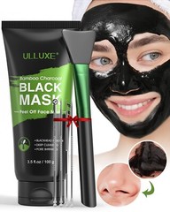 Blackhead Remover Mask, Black Charcoal Peel Off Face Mask, Deep Cleansing Mas…