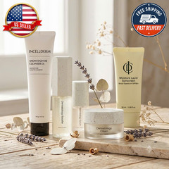In.cellderm 5pcs Skincare Set |Snow,Booster,Serum,Cream,Sunscreen| K-Beauty – US