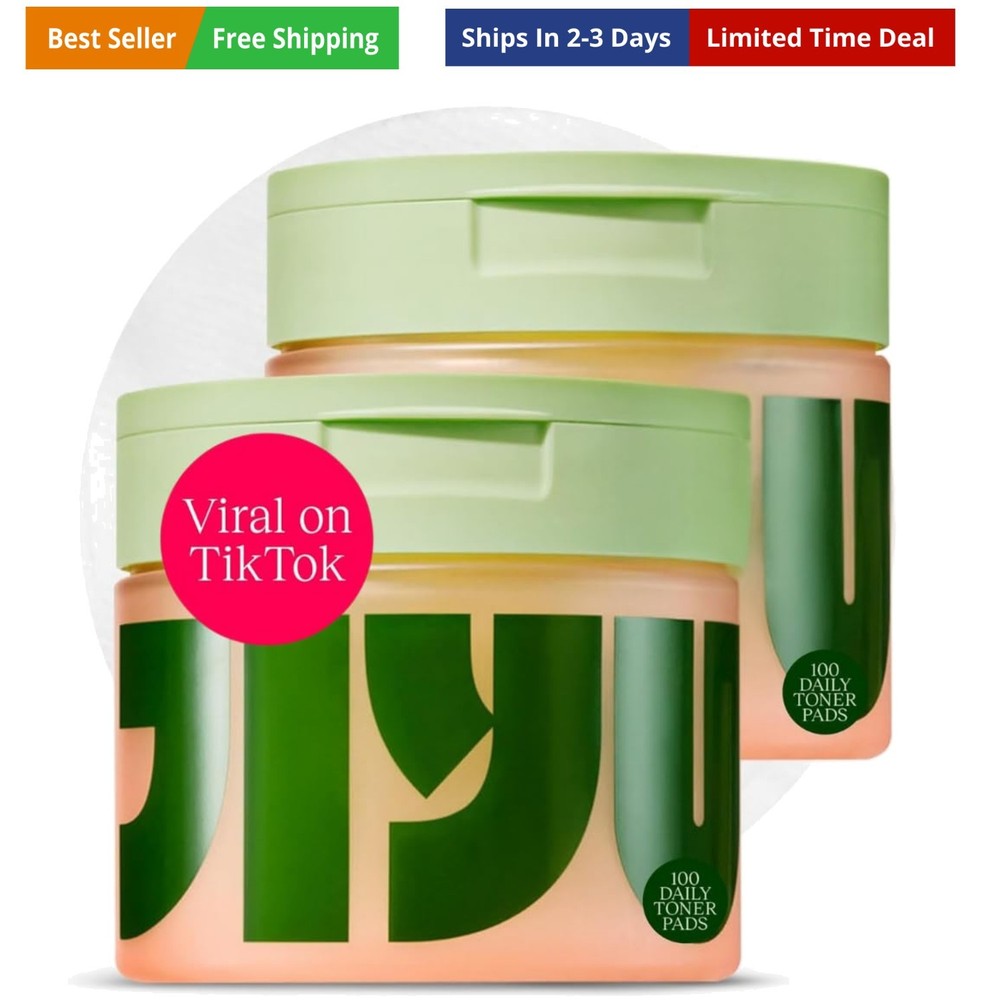 Toning Polish Pads – Korean Skincare for Dark Spots, Wrinkles & Dull Skin – H…