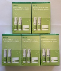 5 Murad Retinol To Go 3 Piece Travel Set Mini Pack Nib