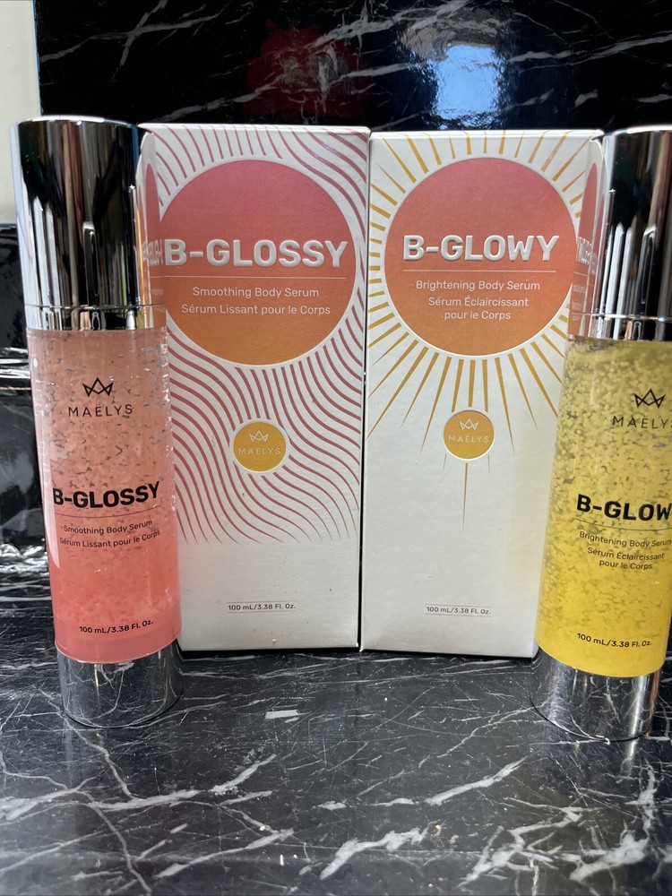 Maelys B-GLOSSY + B-GLOWY Body Serum 3.38oz. NEW 🔥 SALE 🔥
