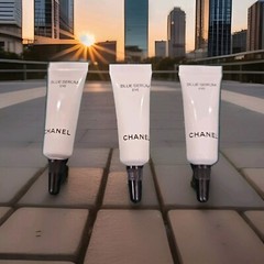 3 x Chanel Blue Serum Eye Smooths-Firms 3ml / 0.1oz each Mini Travel Size