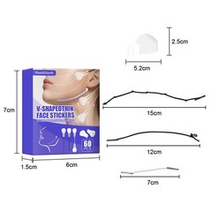 120PCS V Tapes Shape Tape Anti Wrinkle Instant Face Neck Eye Lift Face lift USA