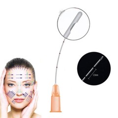 5-50pcs Micro Cannula with Puncture,Blunt Tip for Fillers,USA Shipping