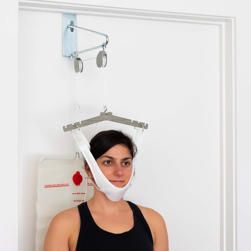 Over Door Cervical Traction Unit w/ Water Bag – One Size Fits – Bestseller