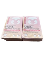 Lot Of 10 Wrinkle Facial Patches Forehead Smile Line 9 Pieces Each