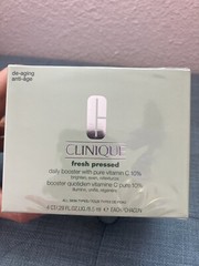 Clinique Fresh Pressed Daily Booster with Pure Vitamin C 10% 4 Boosters in Box