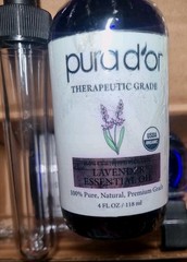 **( Lot of 2 )PURA D’OR PURADOR Organic Lavender Essential Oil 4 fl oz**