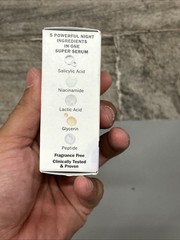 Olay Mini Super Serum Night Repair – 0.4 oz – Fragrance Free – Power of 5-in-1