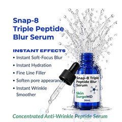 20% Snap-8 Triple Peptide Blur Serum + Wrinkle Smoother | Visible Transformation