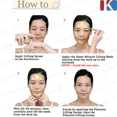 CLEDBEL Super Amazing Ultra Power Lift Program Gold Lifting Mask 70ml Cream 50ml