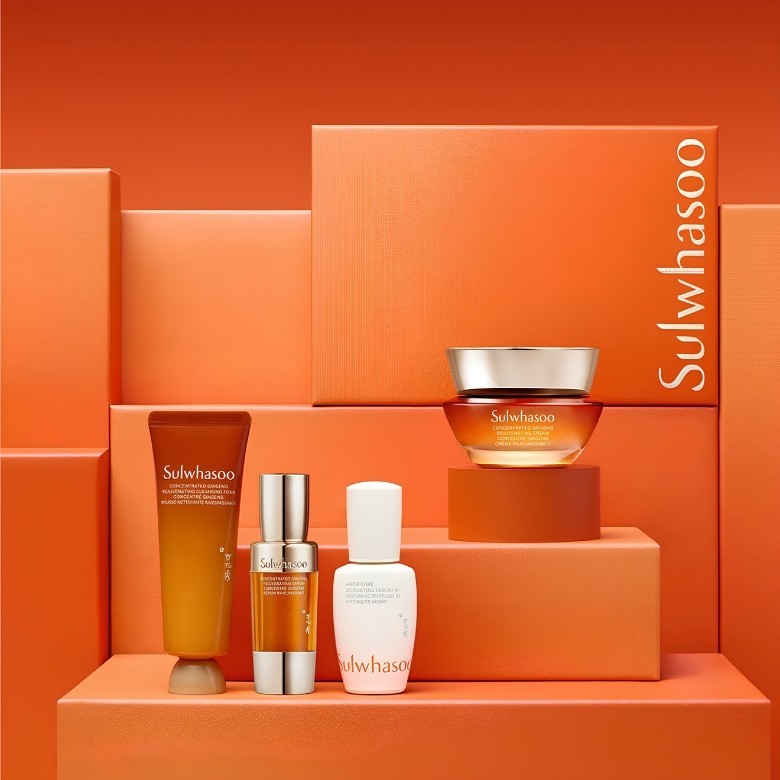 Product SULWHASOO Concentrated Ginseng Rejuvenating Rich Cream 50ml Set 4items