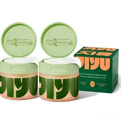 JiYu Toning Polish Pads – 2-Pack – 200ct – Snail Mucin + Niacinamide + Peptides