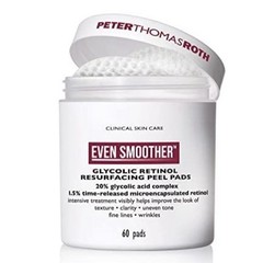 Peter Thomas Roth Even Smoother Glycolic Retinol Resurfacing Peel Pads 60ct