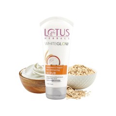 Lotus Herbals WhiteGlow Oatmeal & Yogurt Face Scrub 100g All Skin Types