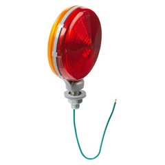 GROTE 55220 Double Face Lamp,Round,Red, Yellow 2VPA5