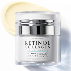 Retinol anti Aging Face Moisturizer: Wrinkle Cream for Women & Men, Collagen & 7