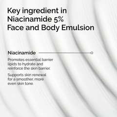 Niacinamide 5% Face & Body Emulsion – Dark Spot & Skin Tone Corrector, 3.4 Fl Oz