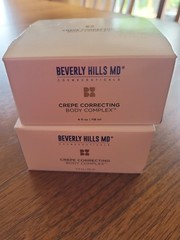 LOT Of 2 Beverly Hills MD Crepe Correcting Body Complex Full Body Cream —