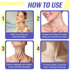 Neck Firming Cream – anti Aging Neck Tightening Cream for Sagging Skin, 1.7 Fl O
