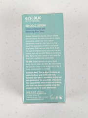 Serious Skincare Glycolic Retexturing Serum Extreme Renewal Blue Tansy 1oz 30ml