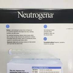 2 Pack Neutrogena Rapid Wrinkle Repair Regenerating Cream Fragrance Free 1.7oz