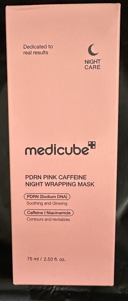 Medicube PDRN Pink Caffeine Night Wrapping Mask 75ml Nighttime Skin Care
