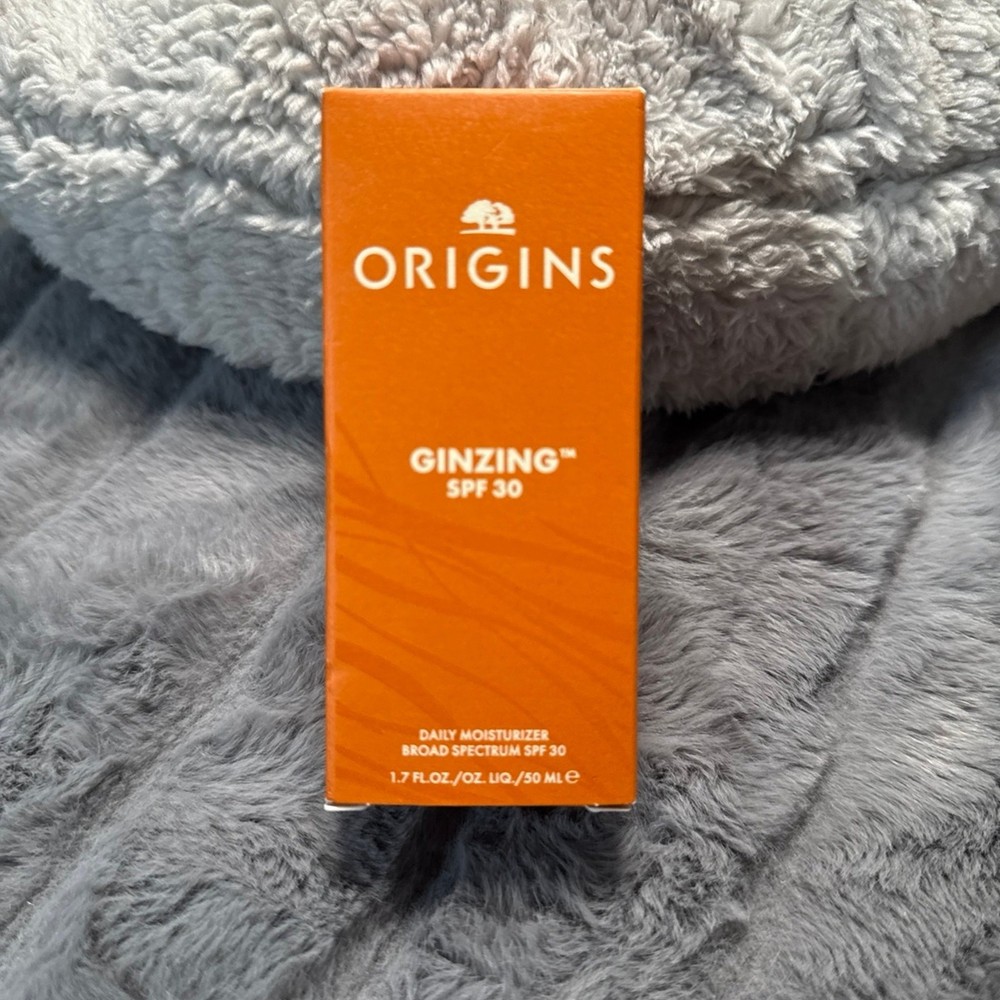New and unused; Origins Ginzing SPF 30 50ml