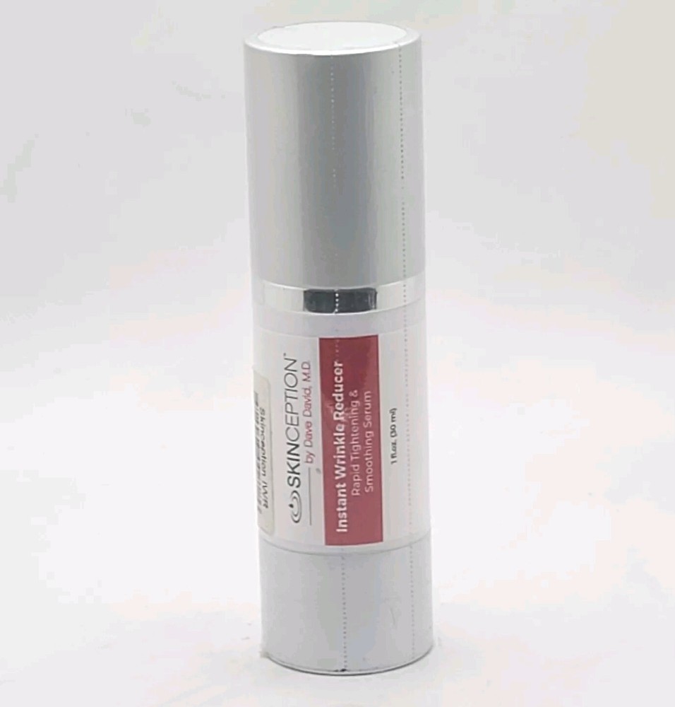 Skinception Instant Wrinkle Reducer 1oz / 30mL FULL SIZE Tightening Serum SEALED