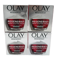 Olay Regenerist Micro-Sculpting Cream Frangrance Free *BUNDLE OF 4*FREE SHIPPING