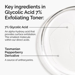 The Ordinary Glycolic Acid 7% Exfoliating Toner, Brightening and Smoothing Daily