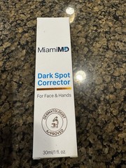 Miami MD/MiamiMD Face & Hands DARK SPOT CORRECTOR – 1 fl. oz./30ml. – NIB!