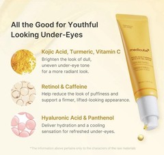 MEDICUBE KOJIC ACID TURMERIC VITA EYE GEL SERUM SEALED FAST SHIP Exp 2029