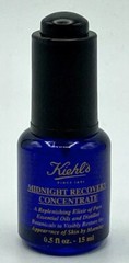 KIEHL’S Midnight Recovery Concentrate .5 fl oz / 15 ml, As Shown New