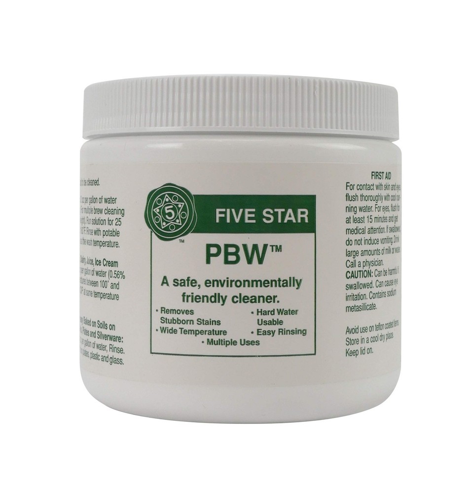 Five Star PBW – 1 lbs – Non-Caustic Alkaline 1 Pound (Pack of 1), White
