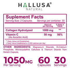 HYDROLYZED COLLAGEN Complex – Vitamin C – Collagen Supplements – Multivitamin
