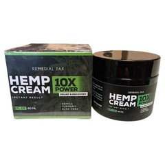 Remedial Pax Hemp Cream 10X Power – Relief & Recovery | 2 fl oz / 60 ml