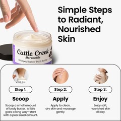 Cattle Creek Mercantile Cattle Creek Whipped Beef Tallow For Skin Face Deeply