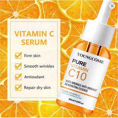 YOUNGCOME Vitamin C face serum with Glycerin. Brighting – moisturizing formula.