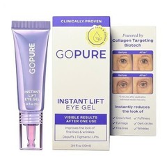 [Go Pure] Quick Lift Eye Gel fresh PRODUCT De-puffs Tightens Lifts 0.34 Ounce NI