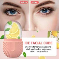 Silicone Face Ice Cube Mold – Skin Care Tool for Brightening & Fine Lines