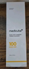 MEDICUBE KOJIC ACID TURMERIC TONING CLEANSER SEALED FAST SHIP Exp 12/2027 Korea