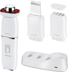 VRAIKO Flex 8-in-1 Interchangeable Face Massager Skin Scrubber * Thermal Therapy