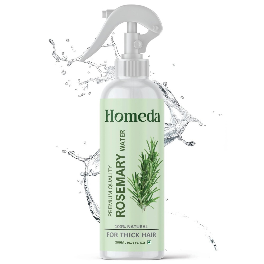 Homeda Rosemary Water Spray for Hair Growth 6.76 Fl Oz (Pack of 1), Clear