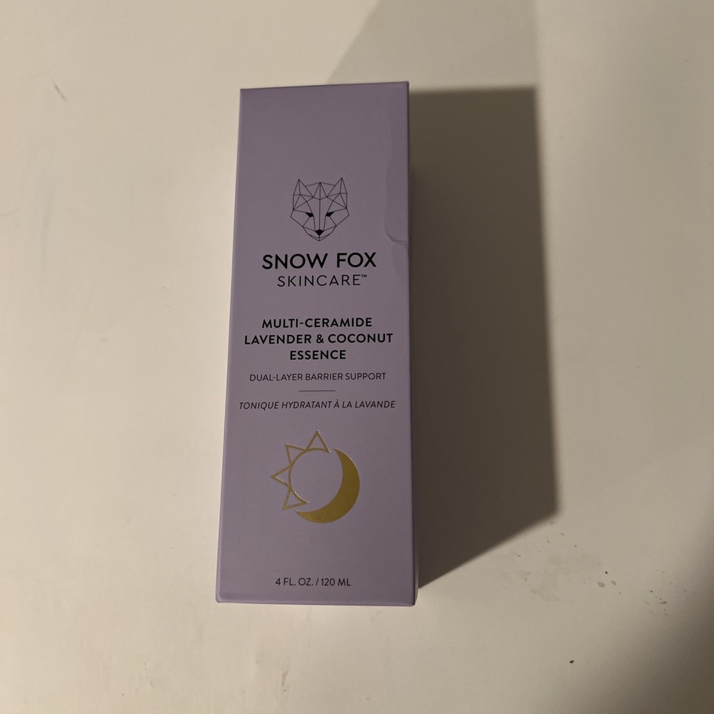 Snow Fox Skincare Multi-Ceramide Lavender & Coconut Essence, 4 fl oz (120 mL)