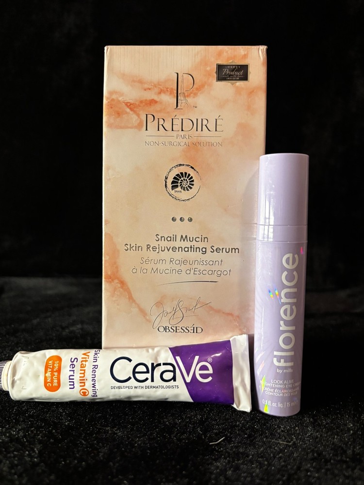 Skincare Serum Bundle Predire Snail Mucin + CeraVe + Florence MSRP $939